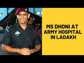 MS Dhoni Spends Time With Jawans At Army Hospital In Ladakh On Independence Day | SpotboyE