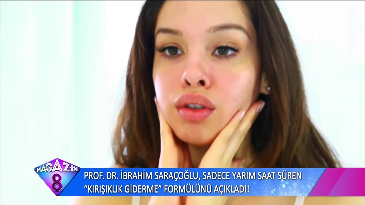 Yarım saatte evde kırışık tedavisi! İbrahim Saraçoğlu anlatıyor