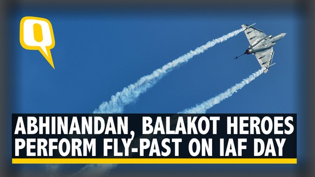 87th IAF Day: Wg Cdr Abhinandan, Balakot Heroes Perform Fly-Past