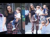 Sunny Leone Spotted with her Kids Asher-Noah and Nisha At Play School | SpotboyE