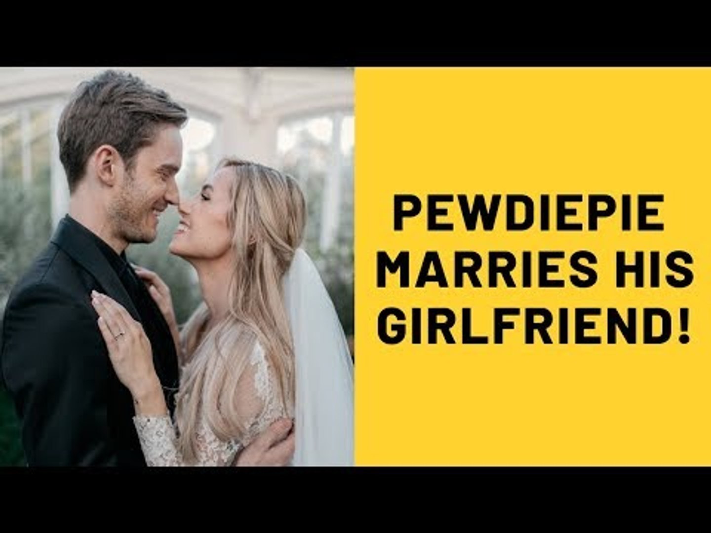 YouTuber Felix Kjellberg Aka PewDiePie Marries His Longtime Girlfriend  Marzia Bisognin, image size:1440x1080