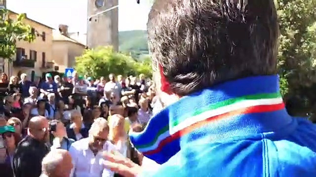 Salvini a Ferentillo (Terni) (08.10.19)