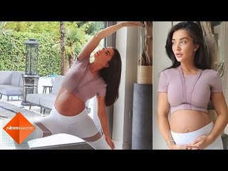 Amy Jackson Chooses Fitness Over Food Cravings At 29-Week Pregnancy | SpotboyE