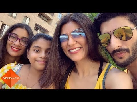 Sushmita Sen walks hand in hand with Rohman Shawl on the streets of Armenia | SpotboYE
