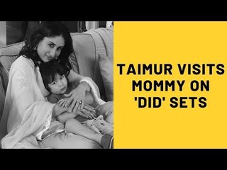 Taimur Visits Mommy Kareena Kapoor Khan On Sets Of Reality Show | SpotboyE