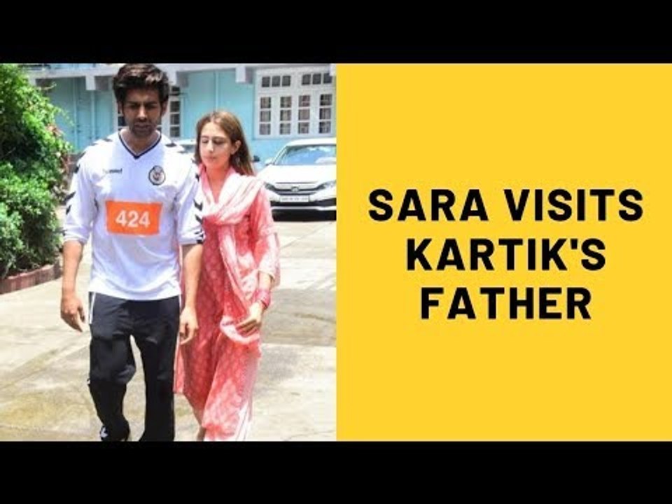 Sara Ali Khan Visits Rumoured Boyfriend Kartik Aaryan’s Ailing Father In Mumbai Hospital | SpotboyE