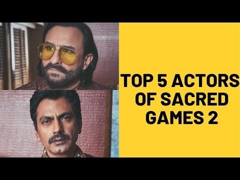 Top 5 Actors Of 'Sacred Games 2' | Sartaj Singh | Ganesh Gaitonde | SpotboyE
