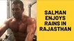 Salman Khan Wishes Fans Happy Independence Day and Rakhi From A Rainy Dabangg 3 Set | SpotboyE