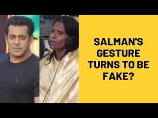 Salman Khan Gifting A Flat To Viral Singing Sensation Ranu Mondal Turns Out To Be Fake | SpotboyE