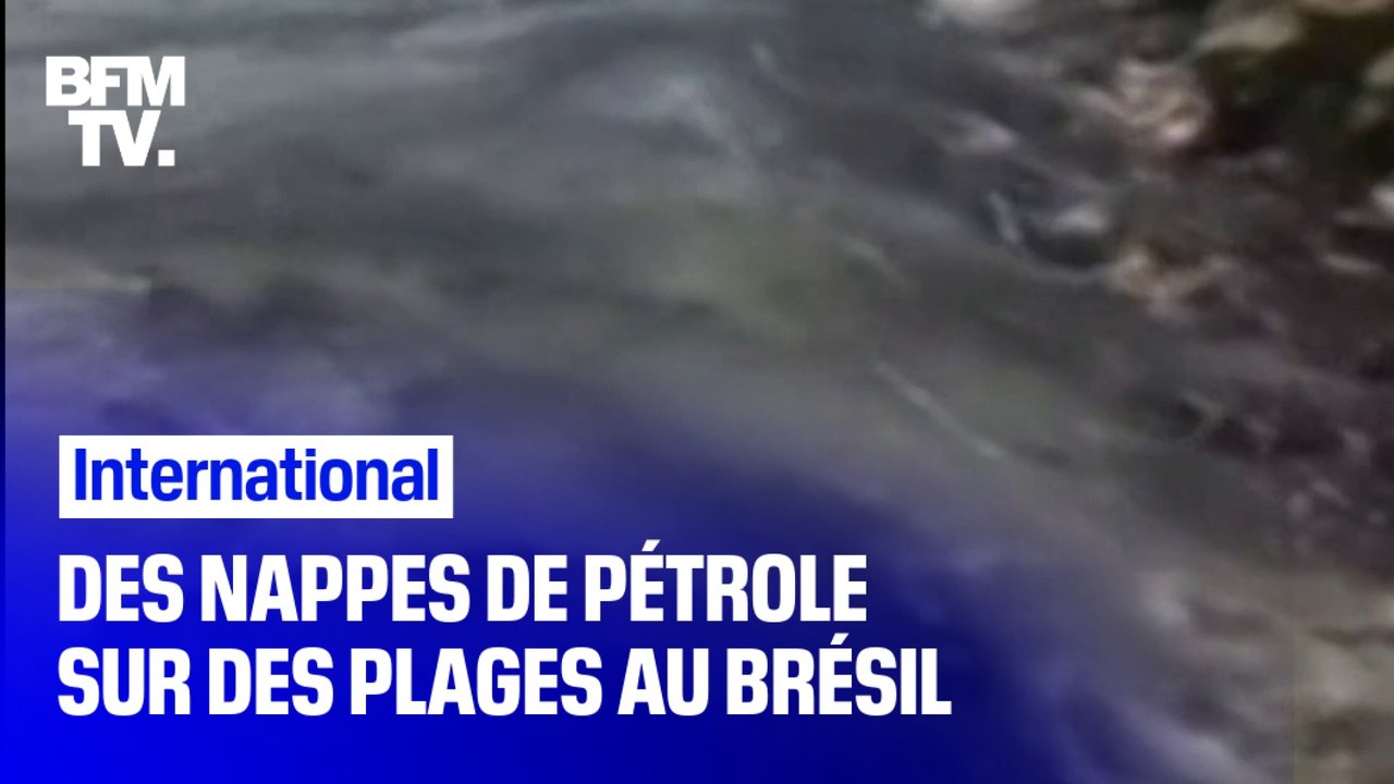 Brésil: de mystérieuses nappes de pétrole sur plus de cent plages