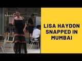 Lisa Haydon Snapped In Mumbai Post Making An Announcement Of Her Second Pregnancy | SpotboyE