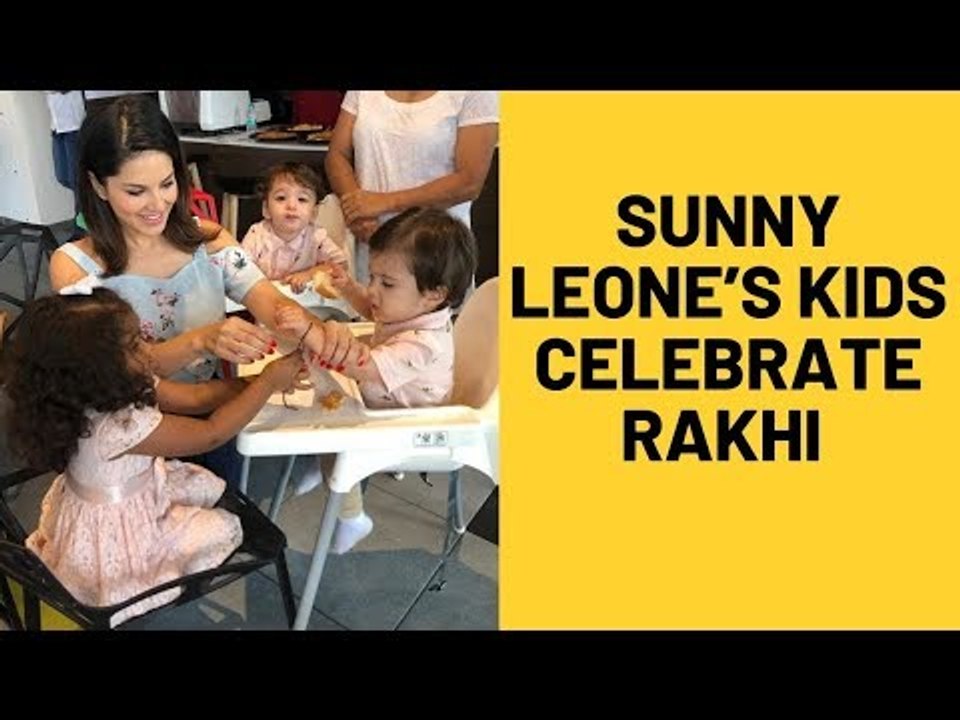 Sunny Leone's Kids Nisha, Noah And Asher Celebrate Rakshabandhan | SpotboyE