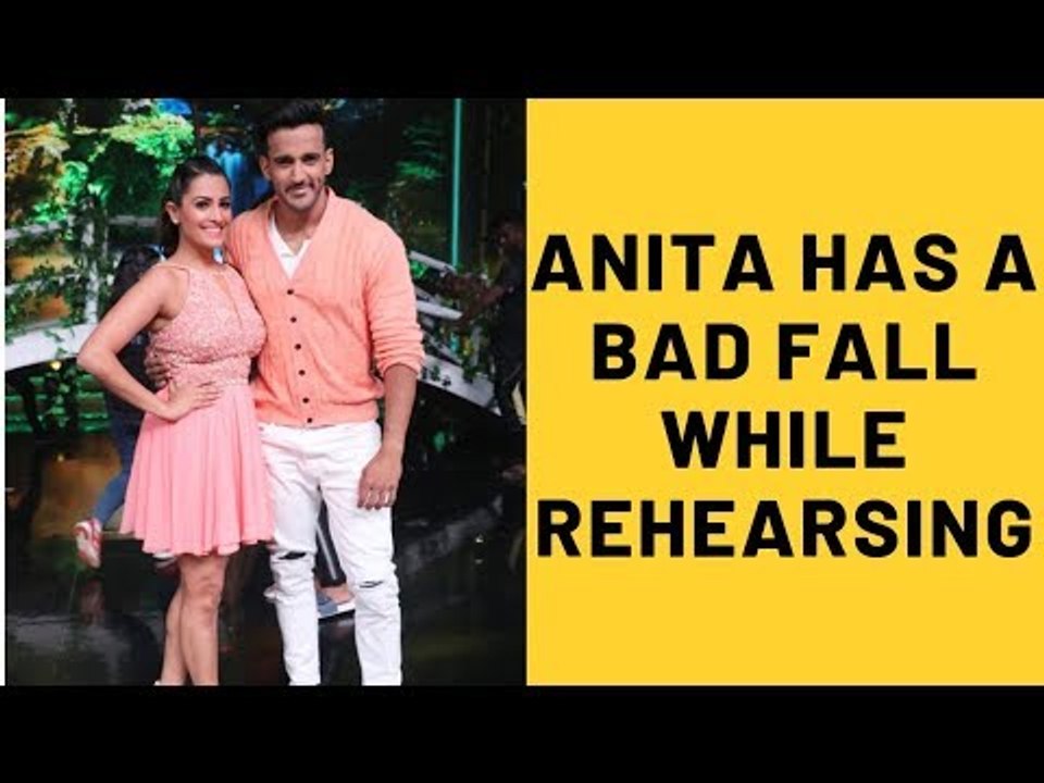 Nach Baliye 9: Anita Hassanandani-Rohit Reddy Rehearse On Ice; Actress Has A Bad Fall