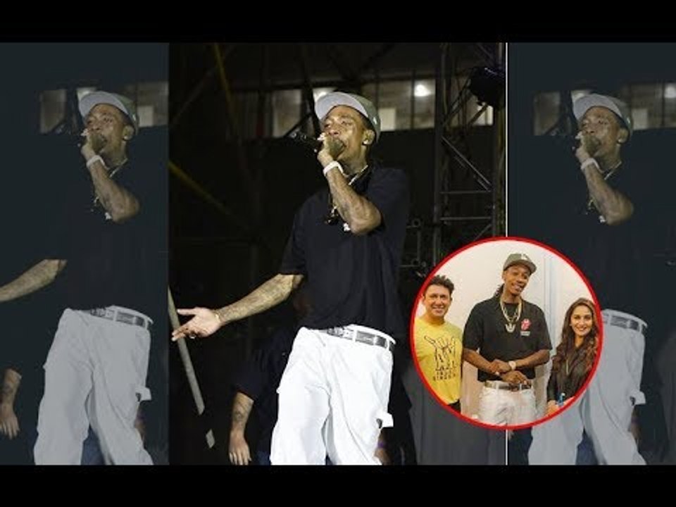 Madhuri Dixit And Her Family Enjoy The Wiz Khalifa Mumbai Concert | SpotboyE