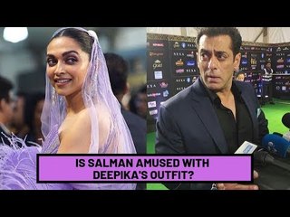 IIFA Awards 2019: That ROFL Moment When Salman Khan Looked Amused With Deepika's Elaborate Gown