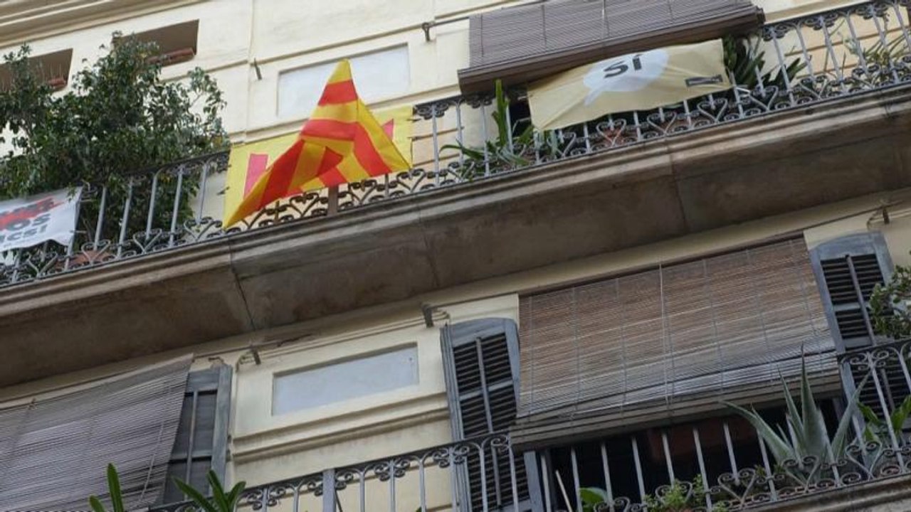 'Zu viele Fahnen': Identitätskrieg auf Barcelonas Balkonen