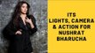 It’s lights, camera & action for Nushrat Bharucha in Prayagraj | SpotboyE