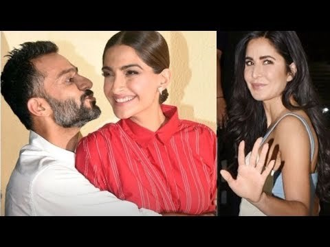 Sonam Kapoor, Anand Ahuja, Arjun Kapoor , Katrina Kaif at 'The Zoya Factor' Screening | SpotboyE