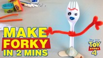 How to Make Forky in 2 Minutes | Toy Story 4 DIY Tutorial