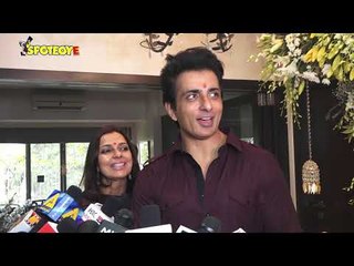 Sonu Sood and Ganesh Acharya Welcome Home Ganpati Bappa | SpotboyE