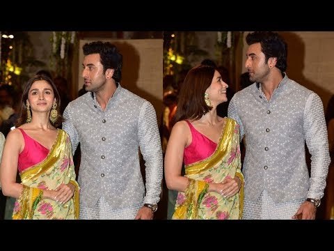 Ranbir Kapoor And Alia Bhatt Make For A Stunning Couple At The Ambani Ganpati Bash | SpotboyE