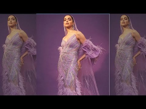 Deepika Padukone Goes Purplicious At IIFA 2019 Green Carpet | SpotboyE