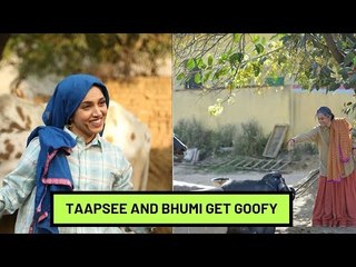 Taapsee Pannu And Bhumi Pednekar Get Goofy In These BTS Moments From Saand Ki Aankh | SpotboyE