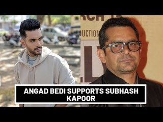 Angad Bedi Sympathizes With #MeToo Accused Subhash Kapoor | SpotboyE