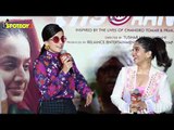 Taapsee Pannu, Bhumi Pednekar & Prakashi Tomar At The Trailer Launch Of 'Saand Ki Aankh' | SpotboyE