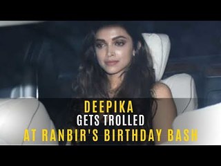 Download Video: Deepika Padukone Gets Trolled As She Gets Snapped At Ranbir Kapoor’s Birthday Bash | SpotboyE