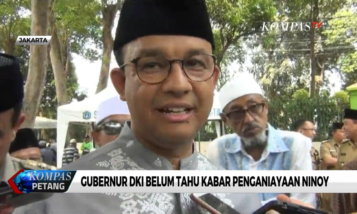 Gubernur DKI Jakarta Belum Tahu Kabar Penganiayaan Ninoy Karundeng