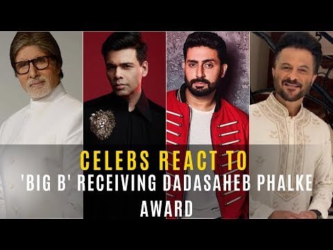 Celebs Reacts To Amitabh Bachchan Receiving Dadasaheb Phalke Award | SpotboyE