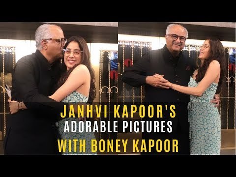 Janhvi Kapoor’s Sweet Hugs And Kisses To Father Boney Kapoor In New York Is All Things Adorbs