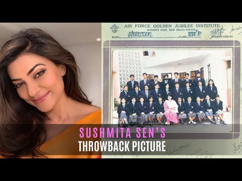 Sushmita Sen Shares A Throwback Picture Of Her Younger Self | SpotboyE