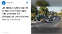 Les agriculteurs en colère bloquent les routes partout en France ce mardi