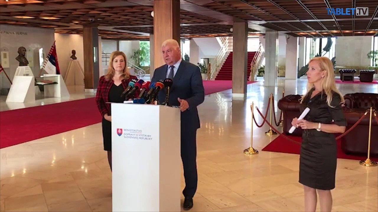 ZÁZNAM: TK ministra dopravy a výstavby SR Árpáda Érseka
