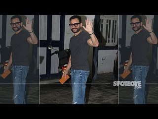 Saif Ali Khan Repeats His Pants On Two Consecutive Days, Proves He Is Just One Of Us | SpotboyE
