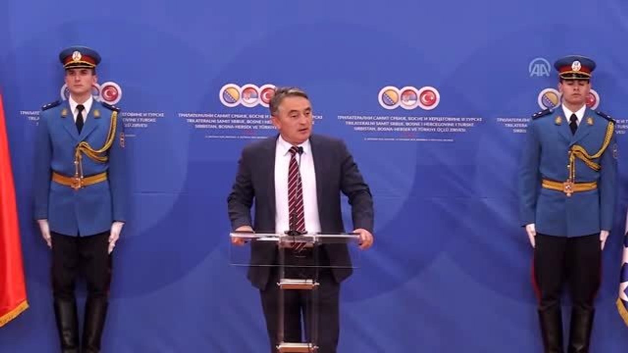 Türkiye-Sırbistan-Bosna Hersek Üçlü Liderler Zirvesi - Zeljko Komsic