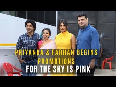 Priyanka Chopra Begins The Sky Is Pink Promotions With Farhan Akhtar | SpotboyE