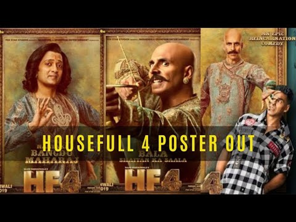Housefull 4 Poster: Meet Akshay Kumar Aka Rajkumar Bala Aka Harry | SpotboyE