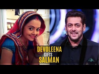 Download Video: Bigg Boss 13: Devoleena Bhattacharjee Gifts Salman Khan Something Special Before Entering The House