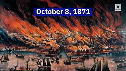 This Day in History: The Great Chicago Fire Begins