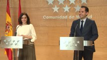 El Gobierno de la Comunidad de Madrid explica sus nuevas medidas