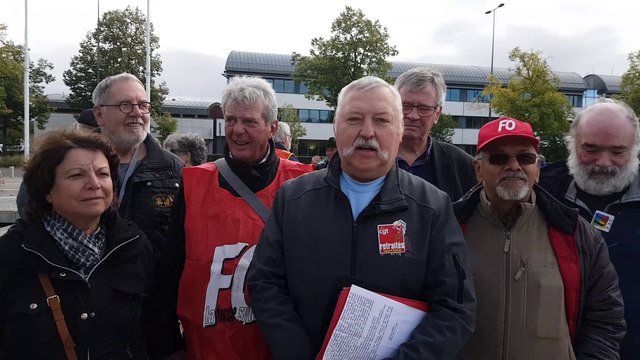 Les retraités contre les réformes des retraites et de la prise en charge de la dépendance