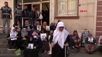 Diyarbakır hdp önündeki eylemde 36'ncı gün