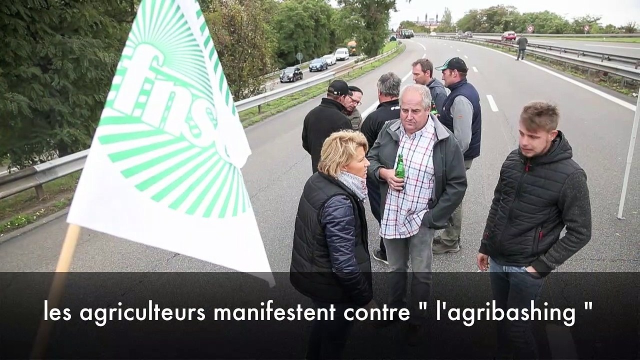 Strasbourg :  les agriculteurs occupent les autoroutes pour dénoncer "l'agribashing"