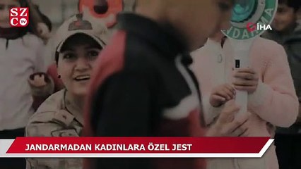 Jandarma’dan kadınlara özel jest