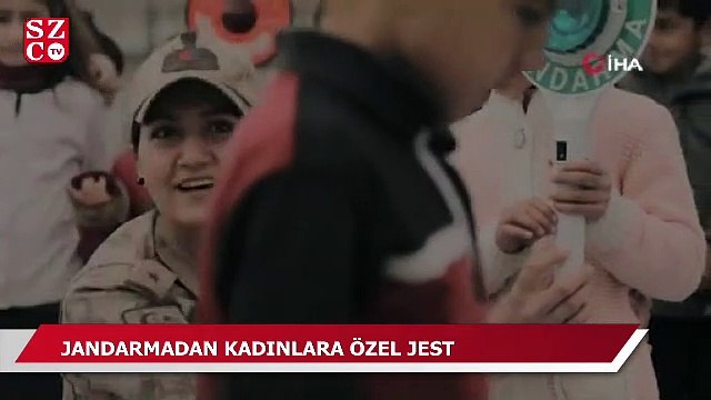 Jandarma’dan kadınlara özel jest