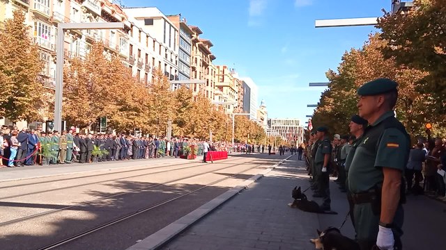 Acto conmemorativo de la Guardia Civil en Zaragoza