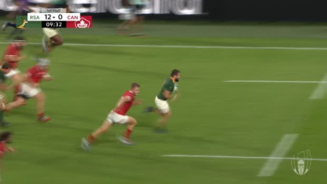 RUGBY UNION: 2019 World Cup: South Africa 66-7 Canada